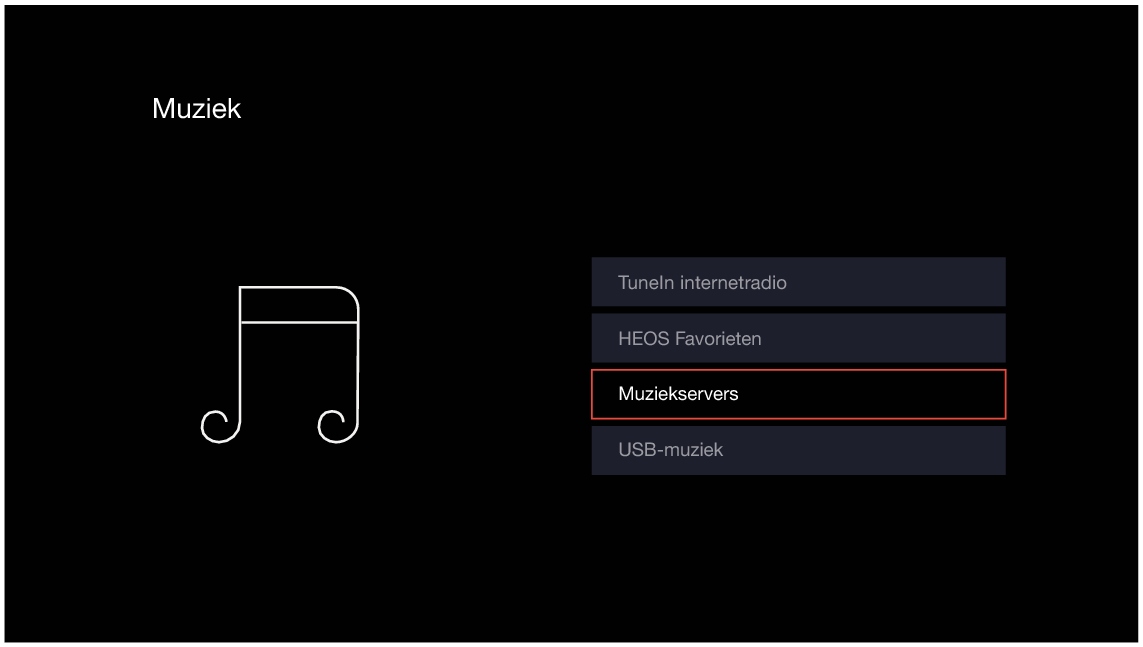 GUI MusicServers De